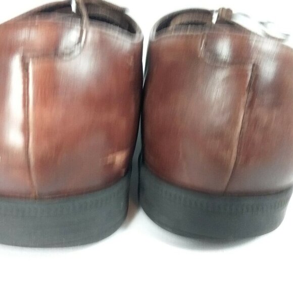 Cole Haan Business Men Lace-up Brown Leather Oxford Size 9M GUC